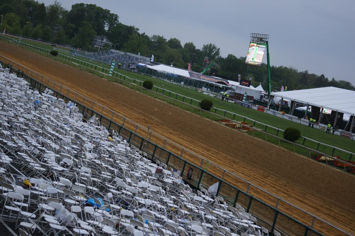 No fans at Preakness 145