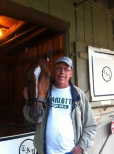 Ed Stanco and Princess of Sylmar.  One of these is not nervous.  Photo by Teresa Genaro.