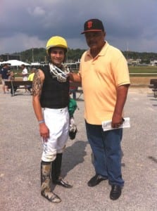 Xavier Perez, left, and J.D. Brown at Timonium.