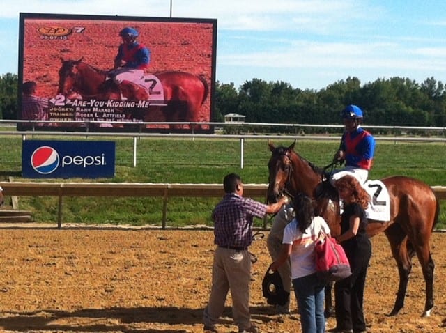 Are You Kidding Me is no joke in the G3 Kent at Delaware Park