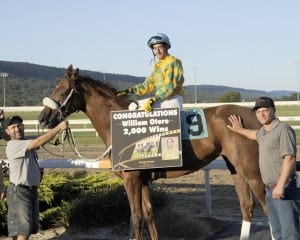 William Otero and win number 2,000.  Photo by B & D Photography.