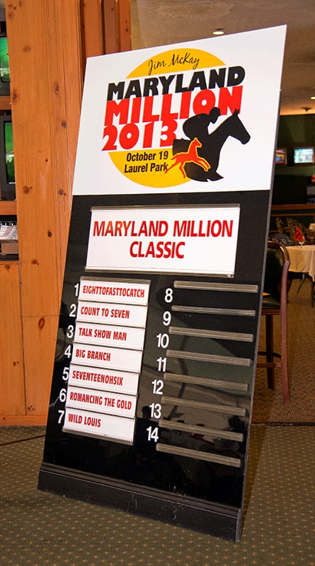 Nearly 200 pre-entered into Maryland Million races