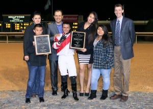 Happy connections after the Tri-State Futurity.  Photo by Coady Photography.