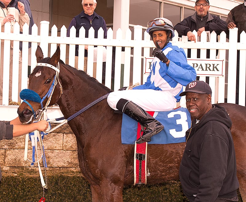 Apprentice rider Mohamed Osman earns first win