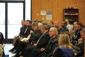 Horsemen and other concerned people crowded the Virginia Racing Commission meeting.  Photo by Nick Hahn.