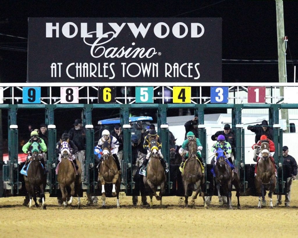 Racing at Charles Town. Photo by Coady Photography.