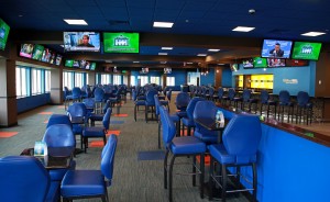 The new William Hill Sports Bar at Monmouth.  Photo  by Bill Denver/EQUI-PHOTO