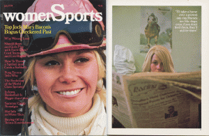Mary Bacon in WomenSports magazine.