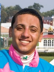 Erick Rodriguez. Photo by Jim McCue, Maryland Jockey Club.