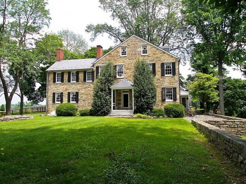 The main house at Bonita Farm. Photo from Brandywine Fine Properties Sotheby's International Realty.