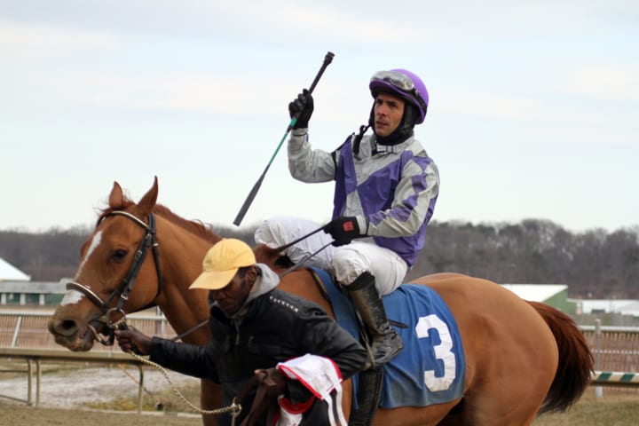 Page McKenney and Horacio Karamanos look to continue their strong run in Friday's Grade 3 Pimlico Special. Photo by Laurie Asseo.