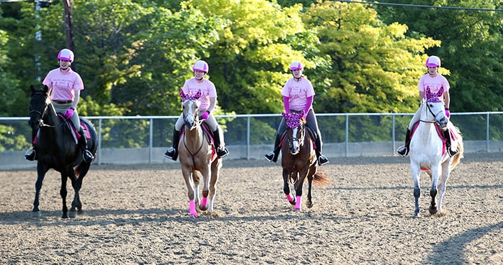 Canter for the Cause at Pimlico brought out 275 riders. Photo by Maryland Jockey Club.