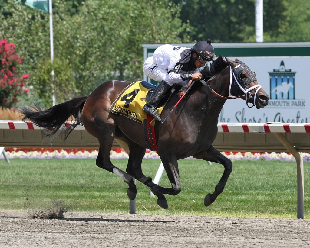 Got Lucky was much the best in Sunday's Lady's Secret at Monmouth. Photo By Ryan Denver /EQUI-PHOTO