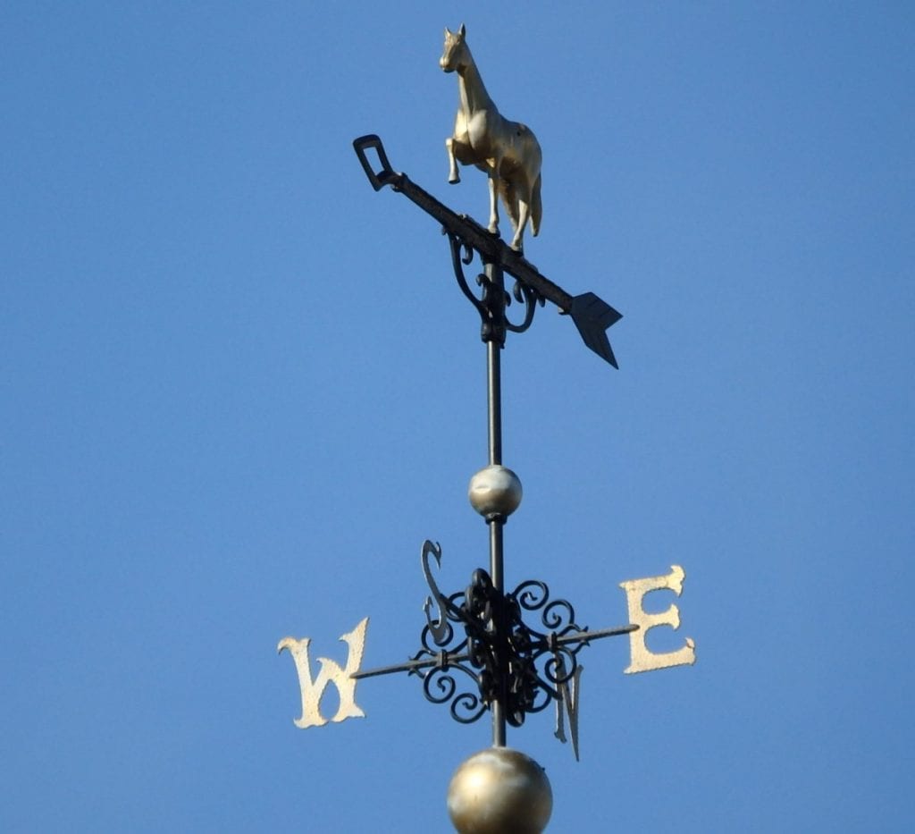 Paddock weathervane. Photo by The Racing Biz.