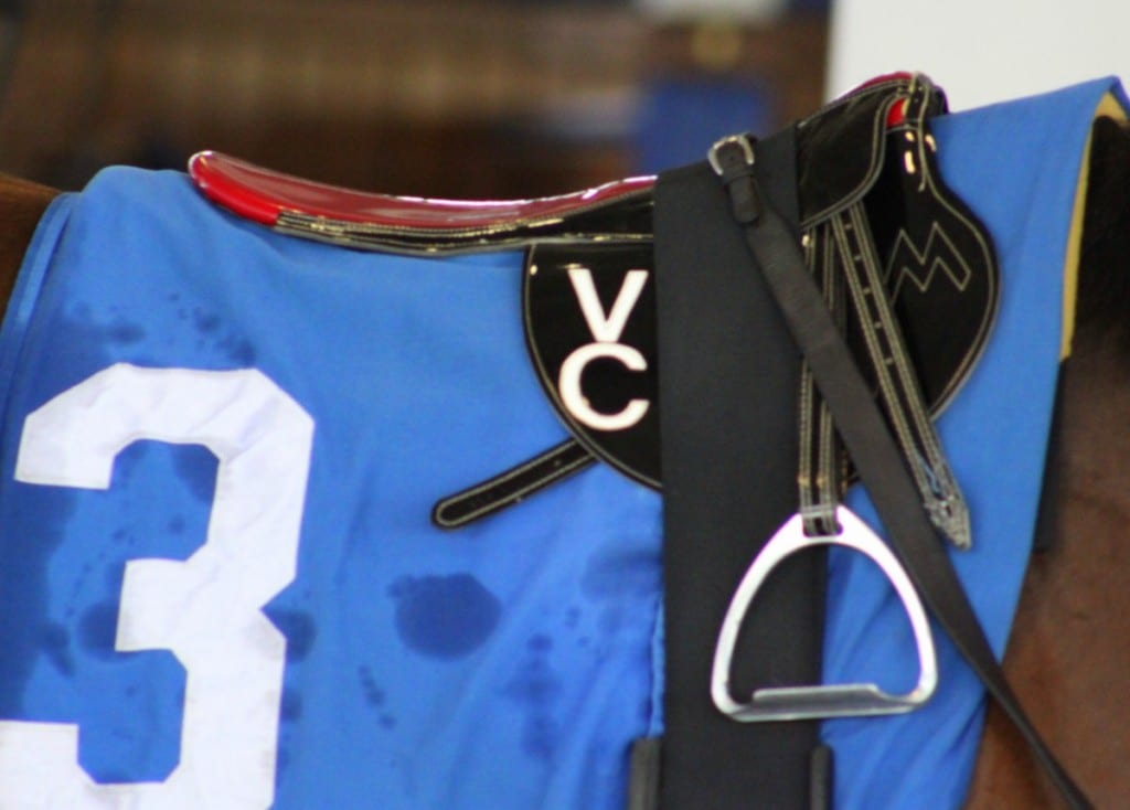 Victor Carrasco's saddle.