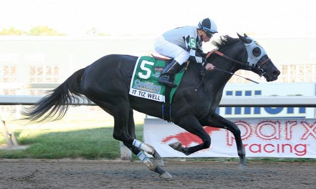 It Tiz Well posts mild upset in Cotillion
