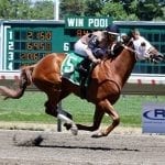 Servis has double-barreled “Blue” for Delaware Oaks