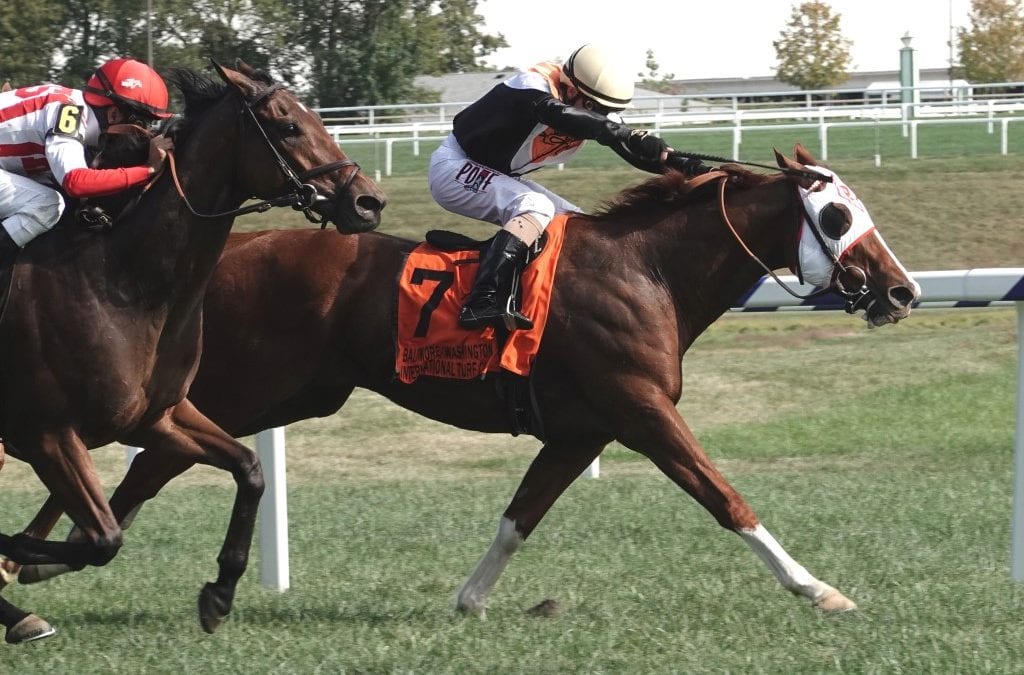 Caribou Club possibly headed to Breeders’ Cup after Laurel score