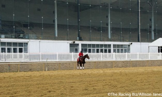 On Laurel track surface, making sure “you don’t get there again”