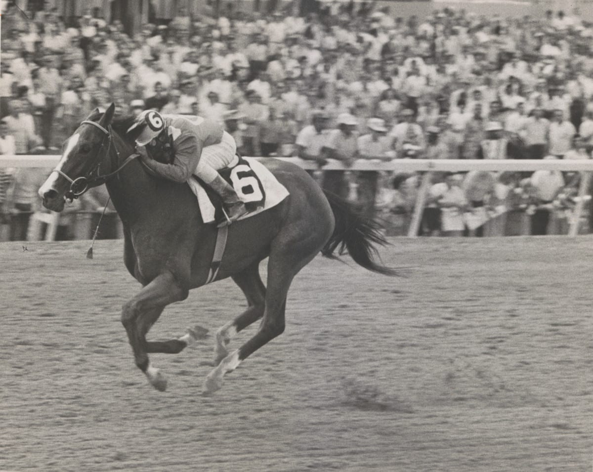 Keeneland Library Thoroughbred Times Collection Susan’s Girl Cotillion Hdcp july 29, 1972 (2) Susan's Girl