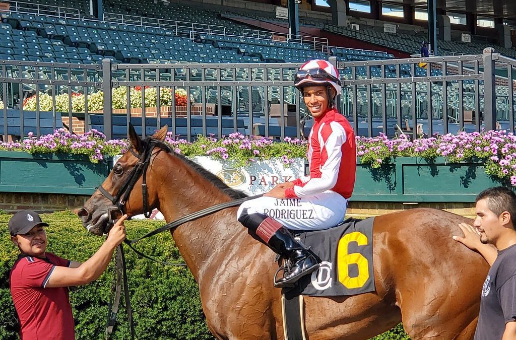Jockey Jaime Rodriguez goes 5-for-5 at Delaware