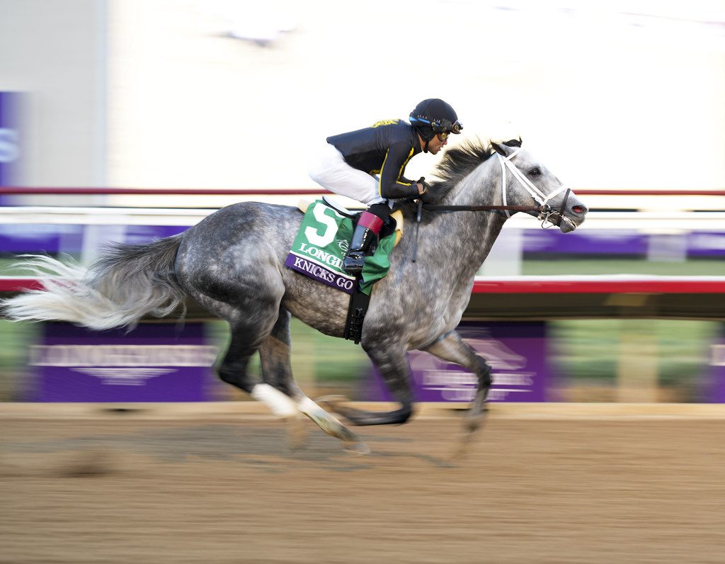 Knicks Go was a blur in winning the Breeders' Cup Classic. Photo Scott Serio/Breeders’ Cup/Eclipse Sportswire/CSM.