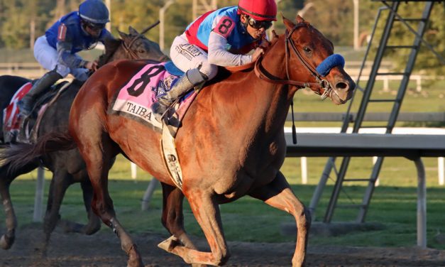 Taiba scores in Pennsylvania Derby