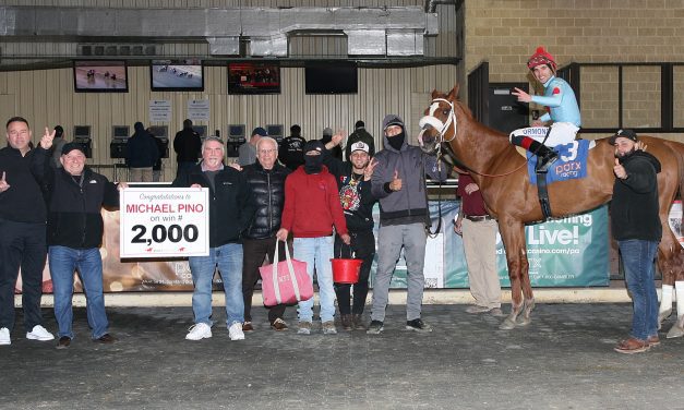 Trainer Michael Pino reaches 2,000 wins