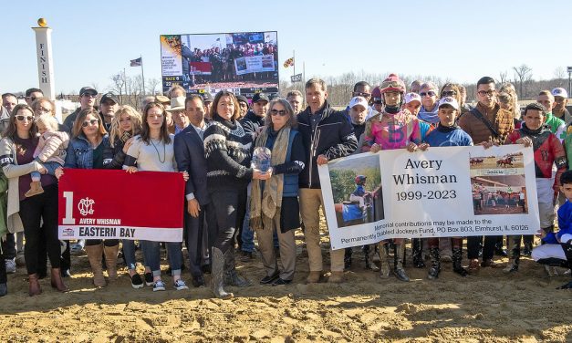 For riders, trainers, Avery Whisman ceremony kindles complex day