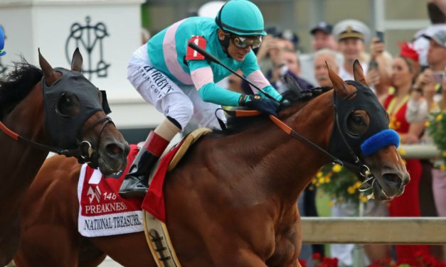 National Treasure takes topsy-turvy Preakness