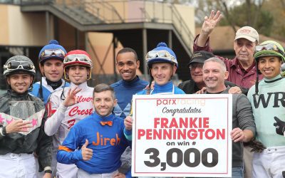 Frankie Pennington reaches 3,000 wins