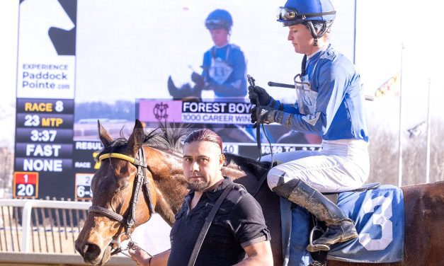 Jockey Forest Boyce logs 1000th career win