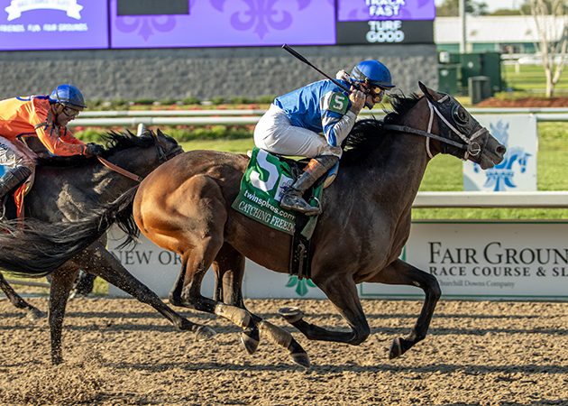 Triple Crown: Catching Freedom rallies to Louisiana Derby win