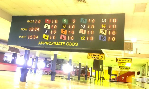 Wagering handle up slightly in May