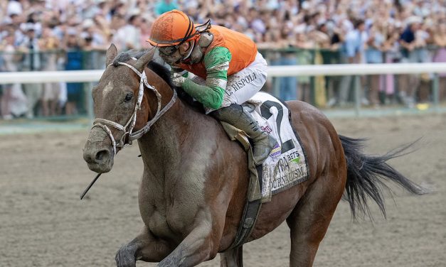 Journalism up in time in Haskell in Preakness replay