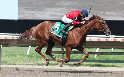 Running Away lives up to name in G3 Monmouth Oaks