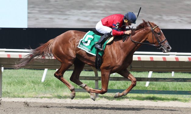 Running Away lives up to name in G3 Monmouth Oaks