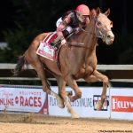 Indy Bay surges to Charles Town Oaks win