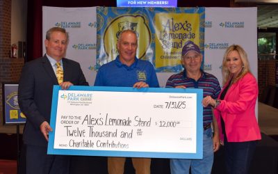 Delaware Park donates to Alex’s Lemonade Stand