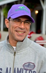 Willie Delgado.  Photo by Mike Kane, Maryland Jockey Club.